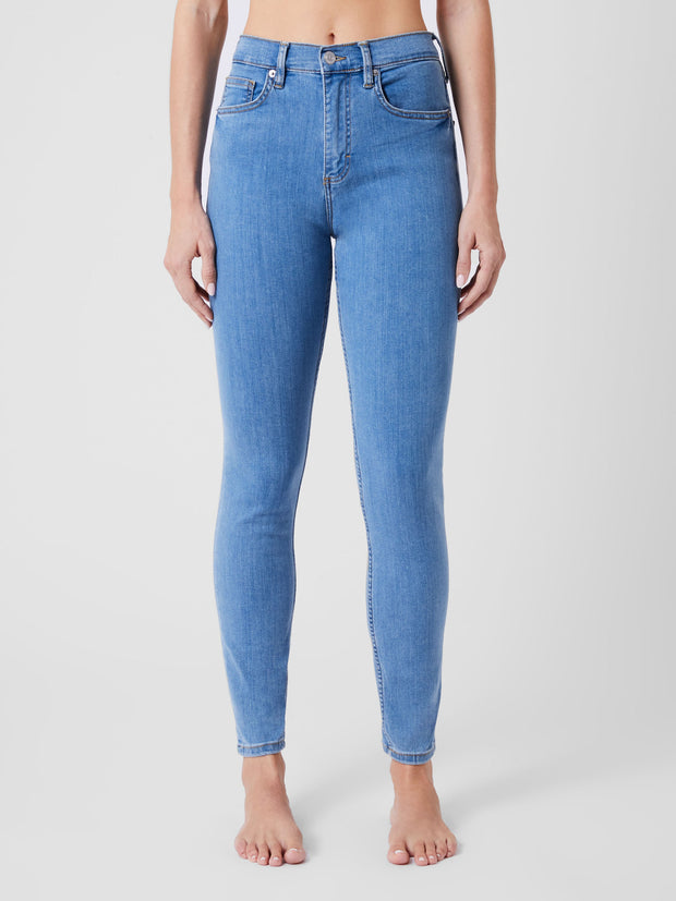 Soft Stretch Denim High Rise Skinny Jeans
