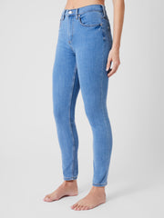 Soft Stretch Denim High Rise Skinny Jeans