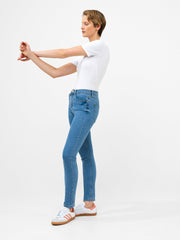 Soft Stretch Denim High Rise Skinny Jeans